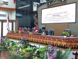 Prosesi Pelantikan Ketua DPRD Kota Metro: Ria Hartini Siap Emban Amanah