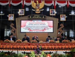 Rapat Paripurna DPRD Metro Jadi Wadah Sinergi Pemerintah dan Legislatif Bahas Agenda Strategis Nasional